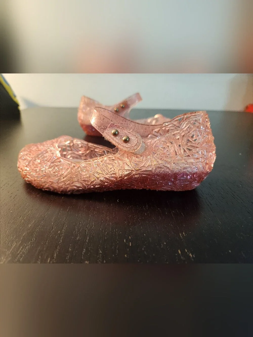 Girls' Sparkle Jelly Mary Jane Shoes - Pink